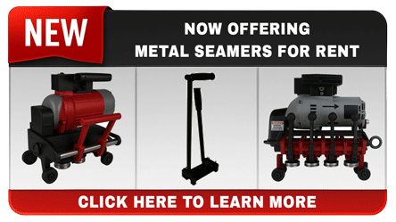 Metal Seamer Rentals Banner
